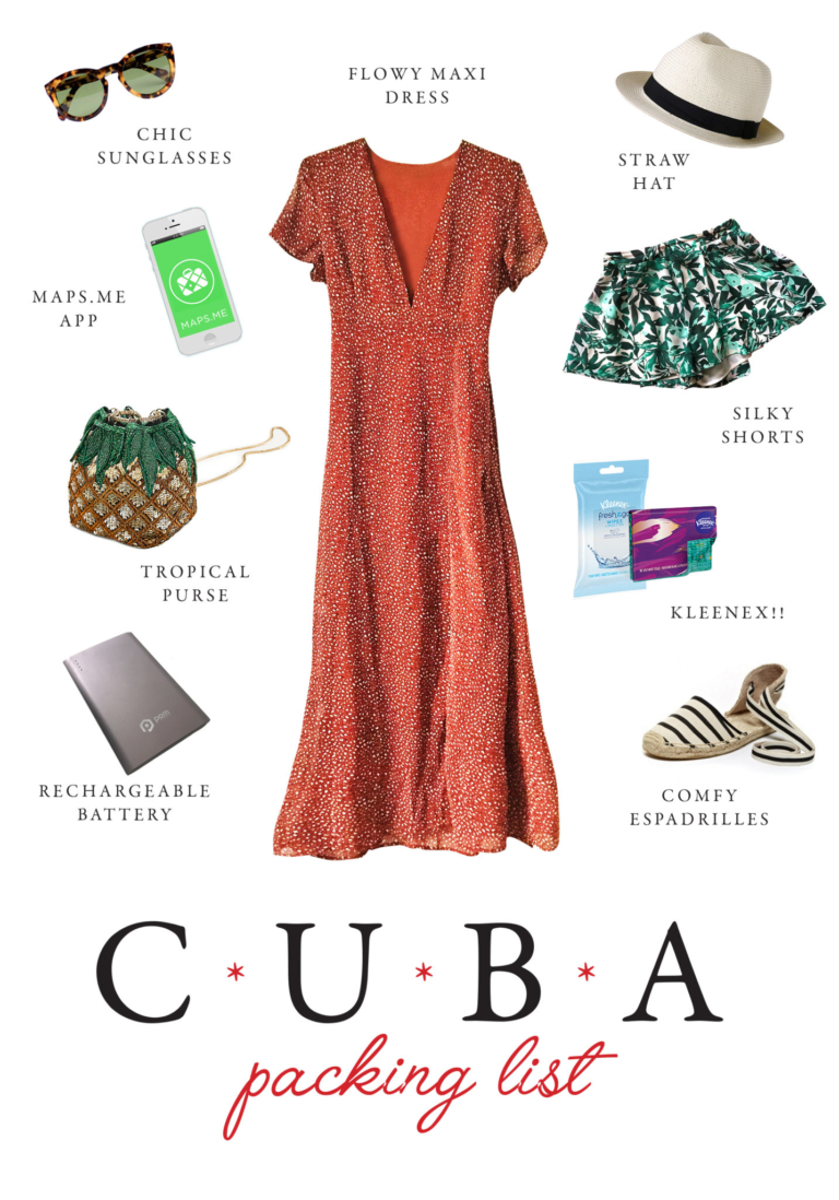 essentials for travelling to cuba