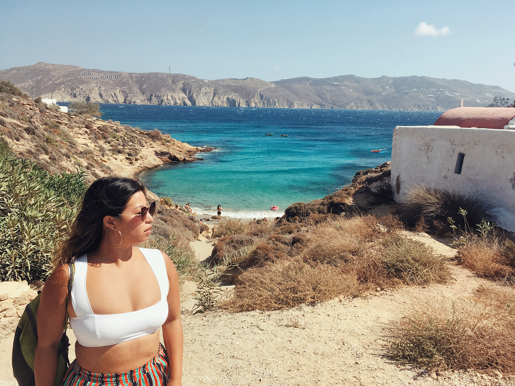 itinerary of Greece - Mykonos beach