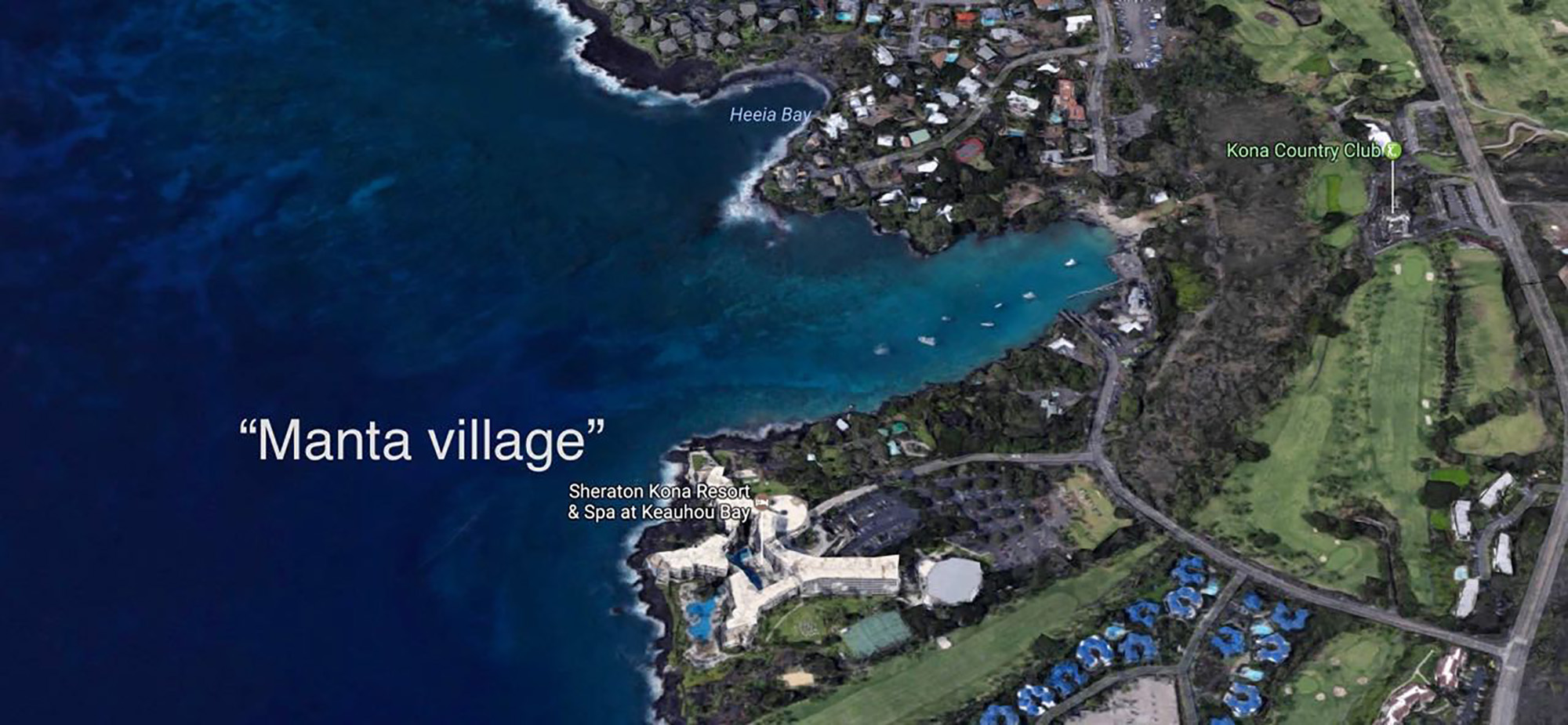 Manta Village on the Big Island of Hawaii
