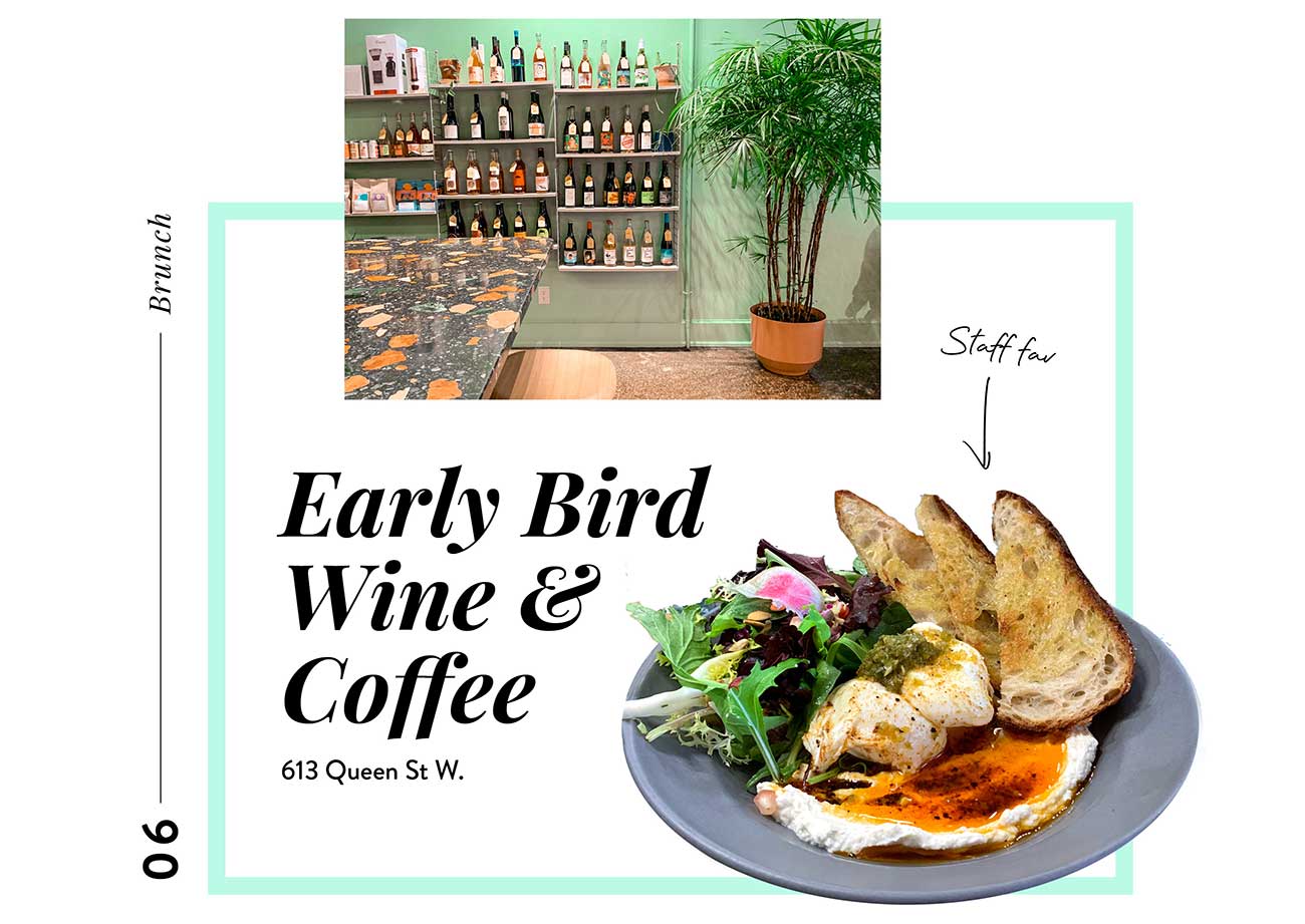 coolest restaurants in toronto - early bird wine + coffee