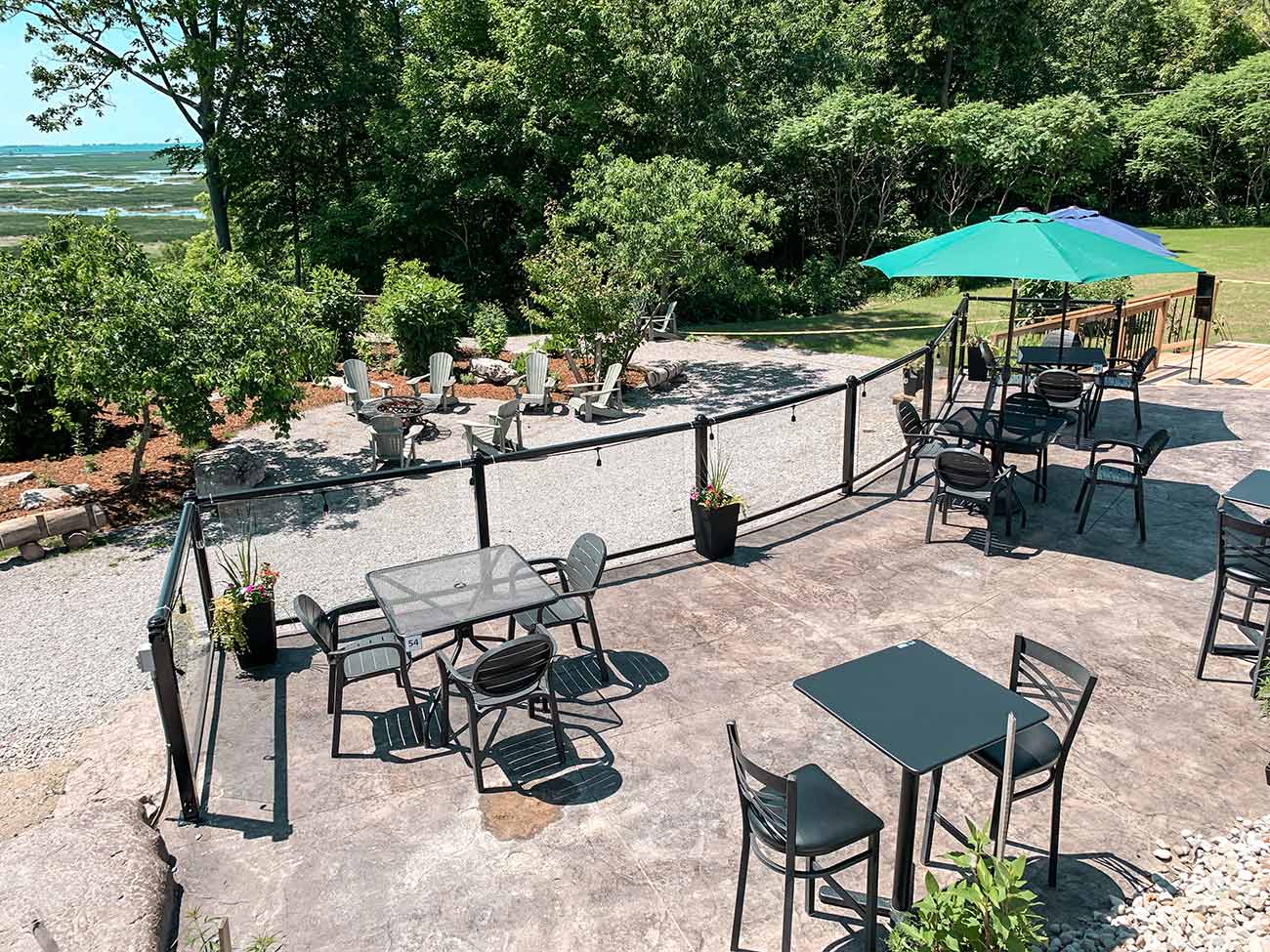 Long Point Eco-Adventures campground - Marshview Patio