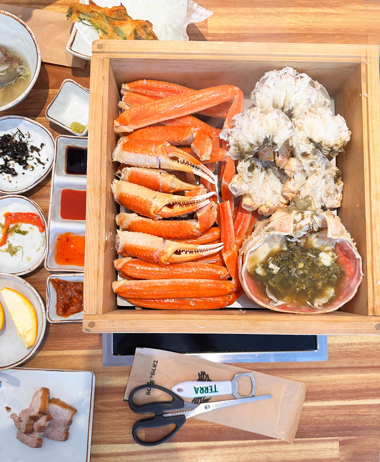 Food in Busan - crab